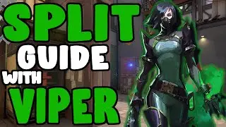 ADVANCED VIPER SMOKES and WALLS: TIPS and TRICKS with VIPER on SPLIT - VALORANT GUIDE
