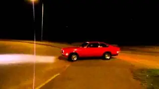 1973 Chevrolet Vega Burnout leaving Porvoon Cruising