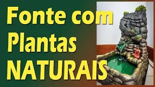 COMO FAZER FONTE DE ÁGUA COM PLANTAS NATURAIS E BUDA [PASSO A PASSO]
