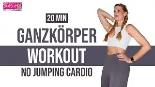 20 MIN I ANFÄNGER GANZKÖRPER CARDIO I NO JUMPING