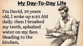 My Day-to-day Life From Morning to night | English Speaking Practice | Graded Reader | Story level 1