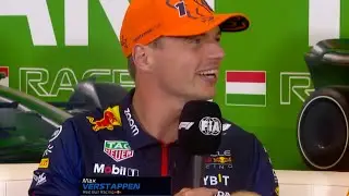 Verstappen TEASES Crofty At Press Conference