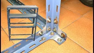 DIY Custom Shelves Using Slotted Angle Iron