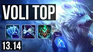 VOLI vs SINGED (TOP) | 6/1/7, Rank 8 Voli, 500+ games | EUW Master | 13.14