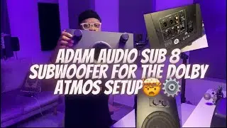 I bought the Adam Audio Sub 8 Subwoofer for the Dolby Atmos Setup. Unboxing and First Impressions!