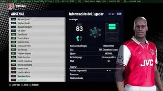 CLASSIC PES 2021 CHAMPIONS LEAGUE CLASSIC: ARSENAL-MILAN