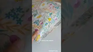 Мастер-класс наволочка на запах. #ручная_работа #постельное #мастеркласс