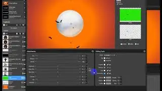 Tutorial, How to create an animated Halloween wishes with animation in Proshow producer