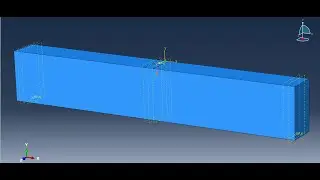 ABAQUS: Coupling Support Area to a Reference Point, Applying Support, Boundary Condition and Load