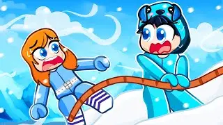 I Climbed the TALLEST Mountain in Roblox With Crazy Fan Girl!