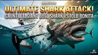 Strongest Man Vs Strongest Shark!!! (Fish Ate Trolling Motor)