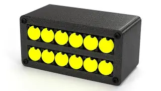 No.1 - 3D Printed Casing for Flip-disc Binary Clock