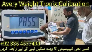 Avery Weight Tronix Weighing Scale Calibration by Care International Scale