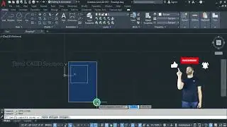 AutoCAD Floor Plan Tutorial Part - 9 | Tamil |