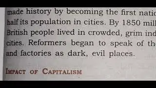 Causes of the Capitalism | Industrial Revolution | Class 9