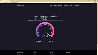 10Gbit FTTH Connection Speedtest - Salt 10Gbit