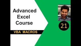 Advanced excel(vba) tutorial 21 : For Loop in 2 Dimensions (Nested)