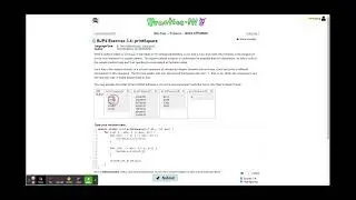 Exercise 3.4 (printSquare) Java Tutorial || Practice-It