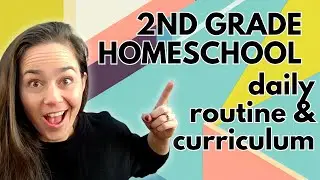 Homeschooling a 2nd grader | Daily routine, curriculum, and activities #homeschool #homeschoolmom