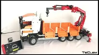 Lego Technic - Truck with crane on the back V2 - FIRST DEMO