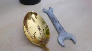 Acid test on our 24 k gold plated spoon  fubu australia
