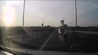 'Человек Паук' попадает в аварию на мотоцикле