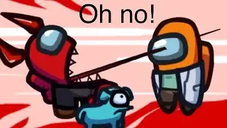 Among us- impostor outplays the crewmate! (200 IQ play on the skeld!)