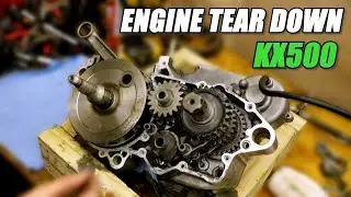 KX500 Engine Tear Down | Disassembly Video