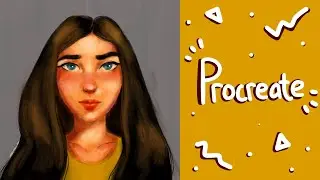 Painting Portrait on Procreate - iPad