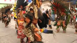 Conejo y Apache con la Familia Villan Martinez en San Pedro Cholula.