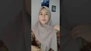 Tutorial hijab ala ibu guru check 