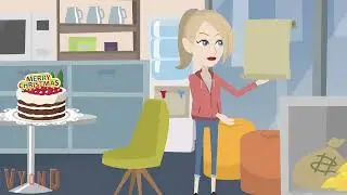 Gloria eats Employees Only cake #vyond #cringe