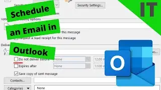 How to Schedule an Email in Outlook