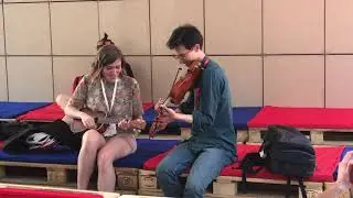 American girl performs beautifully Kazakh songs