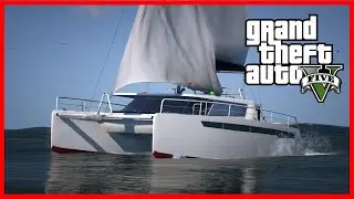 GTA V Catamaran Yacht [MOD]