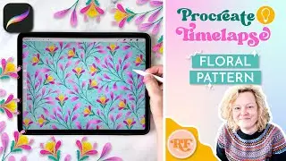 Procreate Time Lapse : Seamless Patterns in Procreate