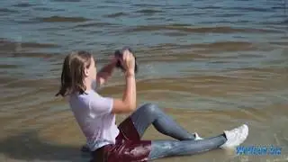 Wetlook girl - Lera fully clothed wetlook