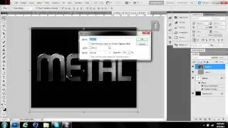 Most realistic Metal Text Effect