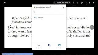 How to Grab image text on the Web Online using Google Photos