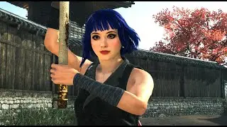 Rise of the Ronin Character Creation: Blue-Haired Warrior