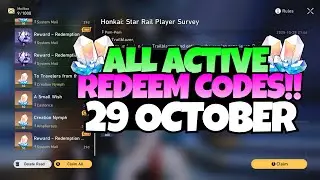 Honkai: Star Rail New Redeem Codes (All Active & Working!) October 29!!