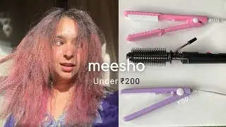 Testing Meesho Hairstyling Tools | Under Rs.200
