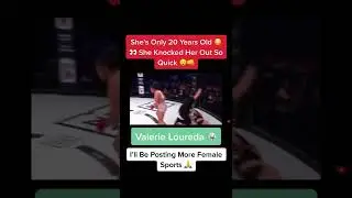 Damn... #valerieloureda #mma #ufc #bellator #femalefighter #knockout #punch #fight #shorts