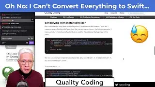 Oh No: I Can't Convert Everything to Swift… (Live Coding)