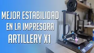 👍 ARTILLERY X1 UPGRADES - HOW TO put STABILIZER BARS step by step ( Artillery Sidewinder X1 )