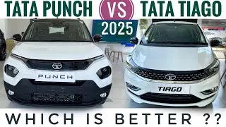 Tata Punch vs Tiago 2024 - Which is Better? | Tata Tiago vs Punch 2024 | Tata Punch 2024 Review
