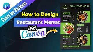 How to Create Menu for Restaurant in Canva | Step-by-Step Guide | Genius Junkie