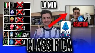 NAPOLETANI, VI CHIEDO SCUSA... LA REAZIONE ALLA *MIA* CLASSIFICA di SERIE A 2022-23