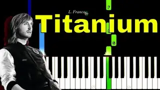 David Guetta - Titanium ft. Sia - EASY Piano Tutorial by Franco - Synthesia