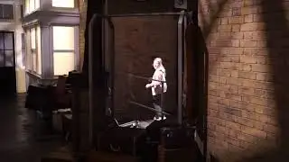 Harry Potter Train Station Walking Through the Wall
